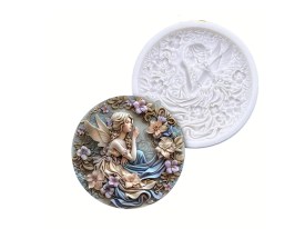 Molde silicona hada durmiendo 28B12 (2)